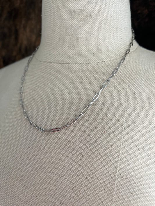 Western paperclip necklace