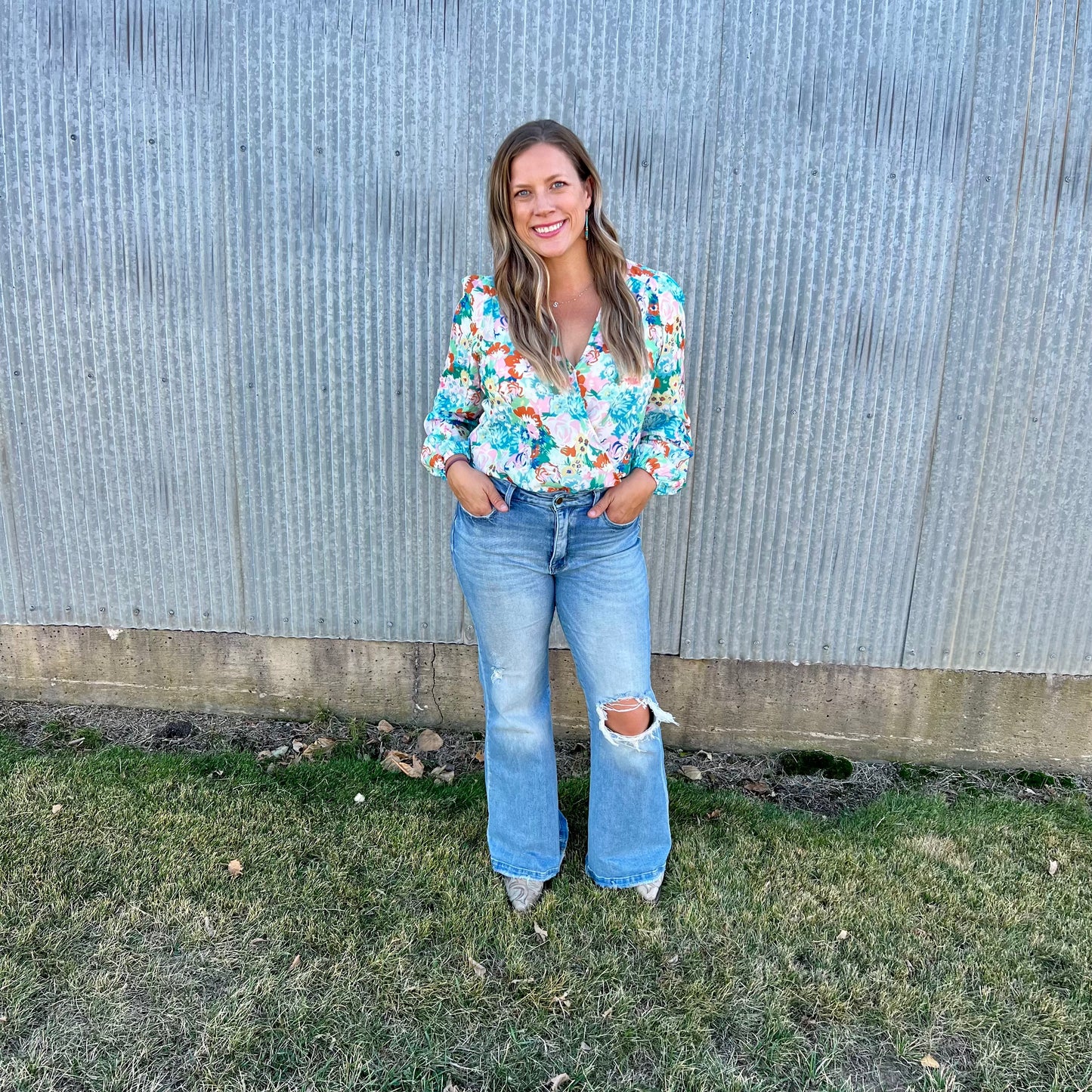 Floral bodysuit