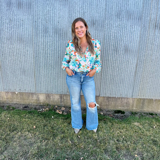 Floral bodysuit