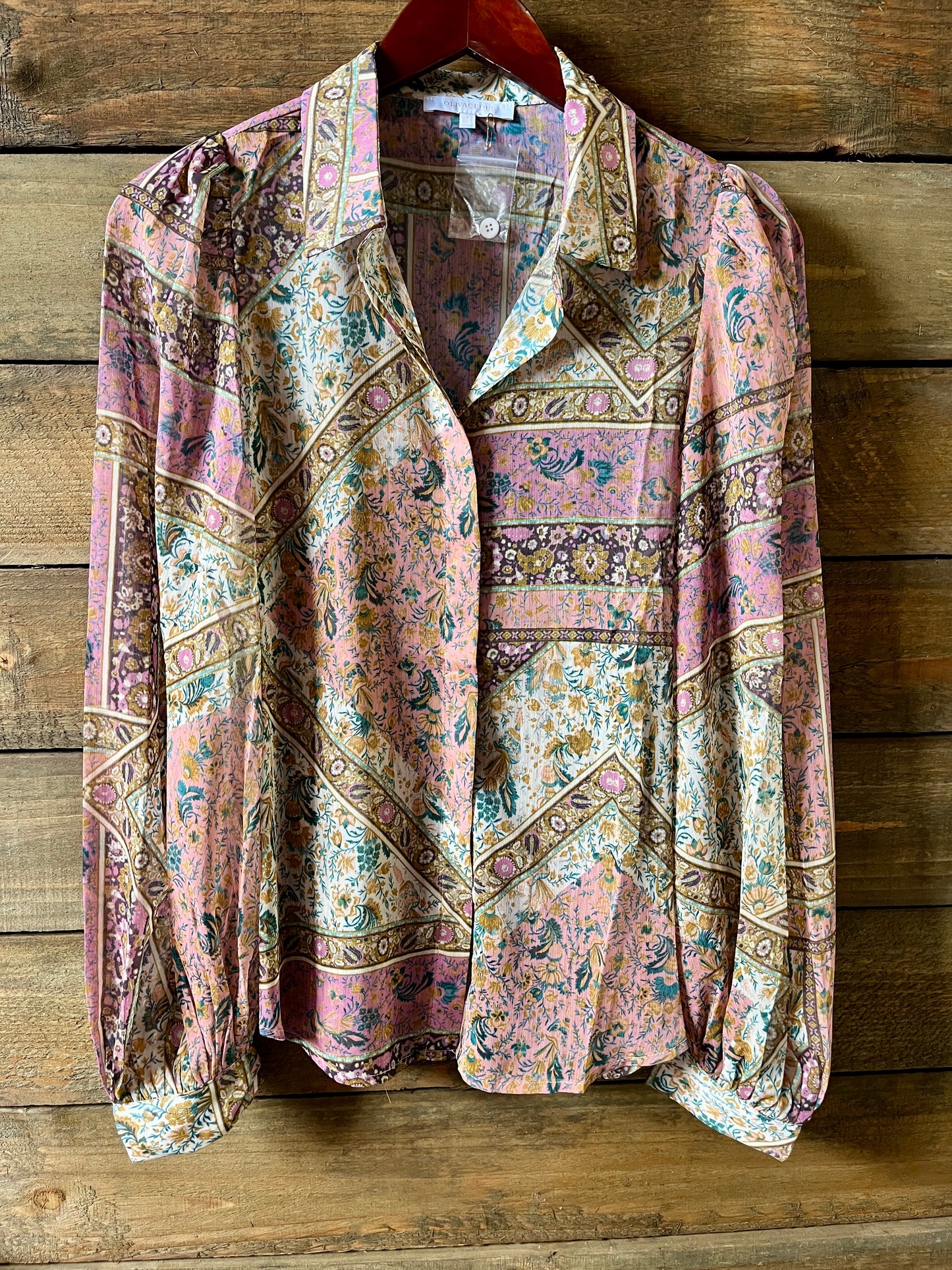 Floral print blouse