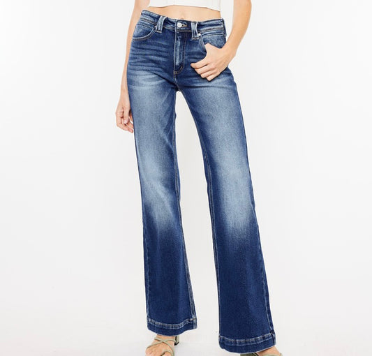 Wide leg jeans